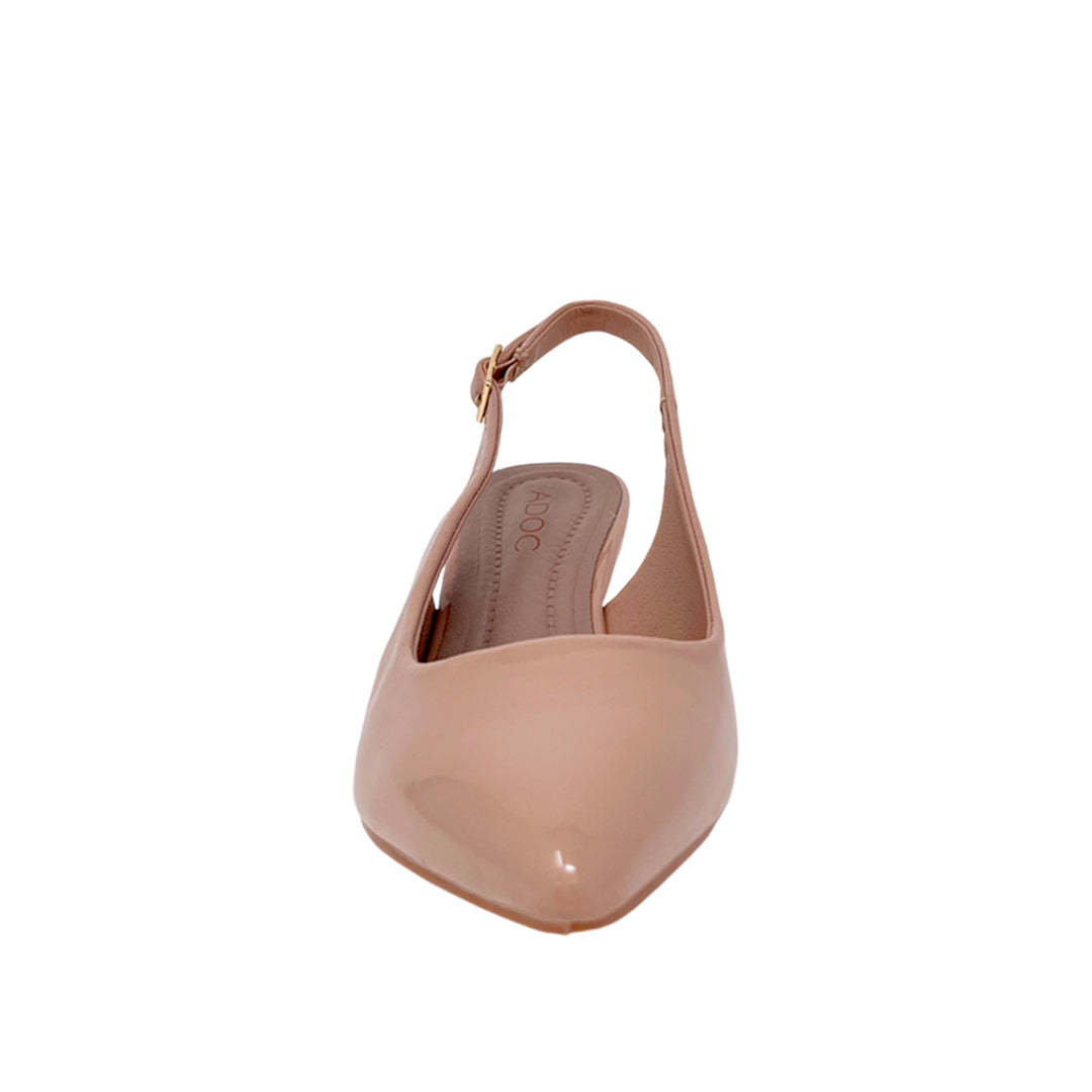 Cuñas slingback Vilma para mujer color nude