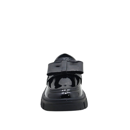 Mocasines Cassie para niña color negro