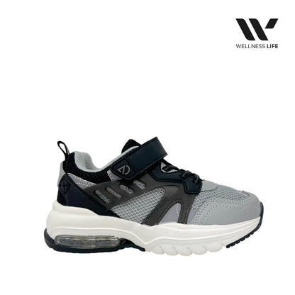 Tennis Gwin para niño color negro y gris