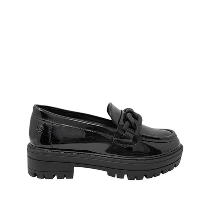 Mocasines Gina para niña color negro