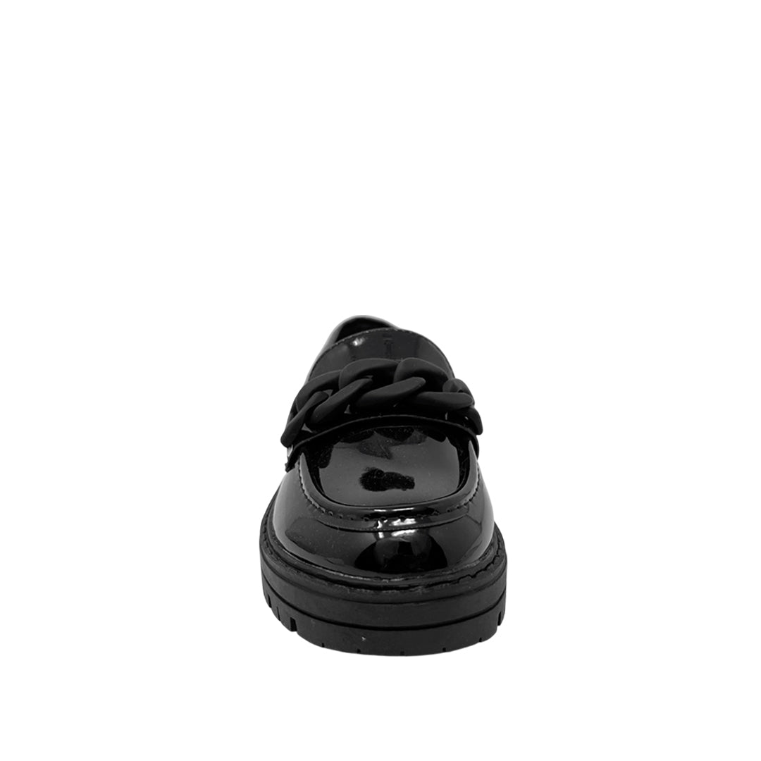 Mocasines Gina para niña color negro
