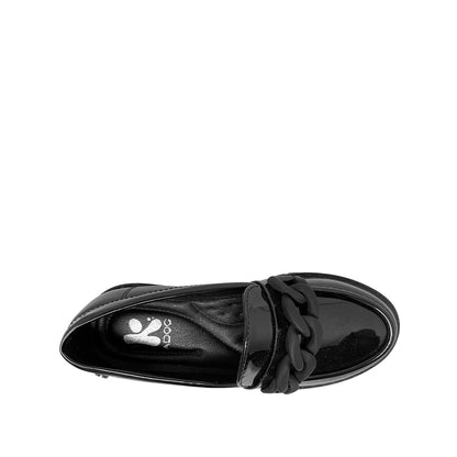 Mocasines Gina para niña color negro