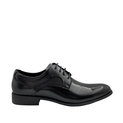 Derby shoes Johan para hombre color negro