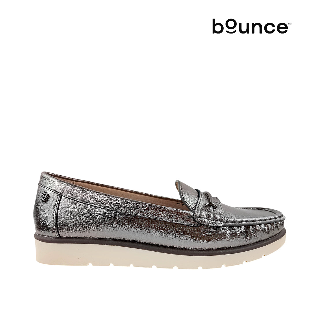 Mocasines Andrea para mujer color pewter