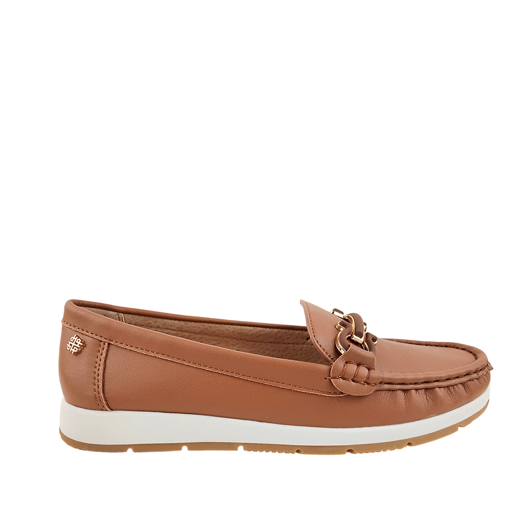 Mocasines Mirabell para mujer color tan