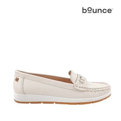 Mocasines Mirabell 3 para mujer color hueso