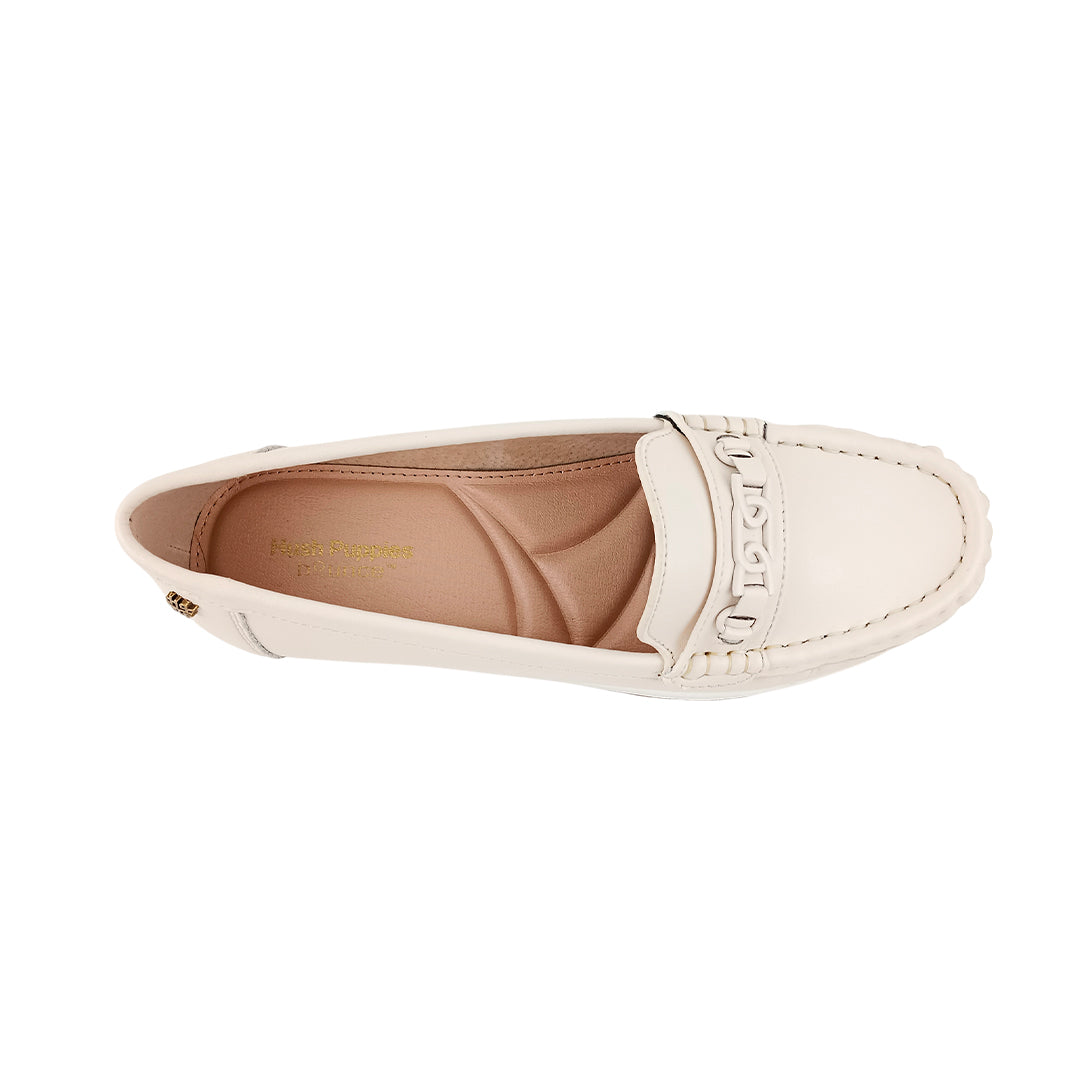 Mocasines Mirabell 3 para mujer color hueso