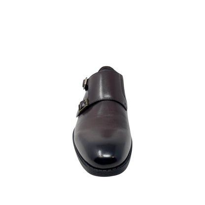 Monk strap shoes Saint para hombre color café