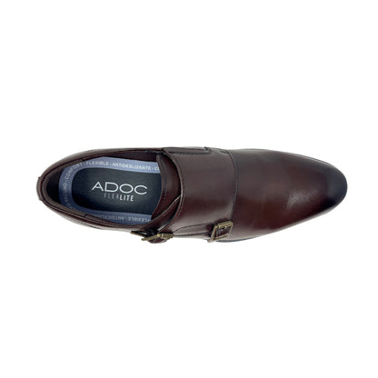 Monk strap shoes Saint para hombre color café