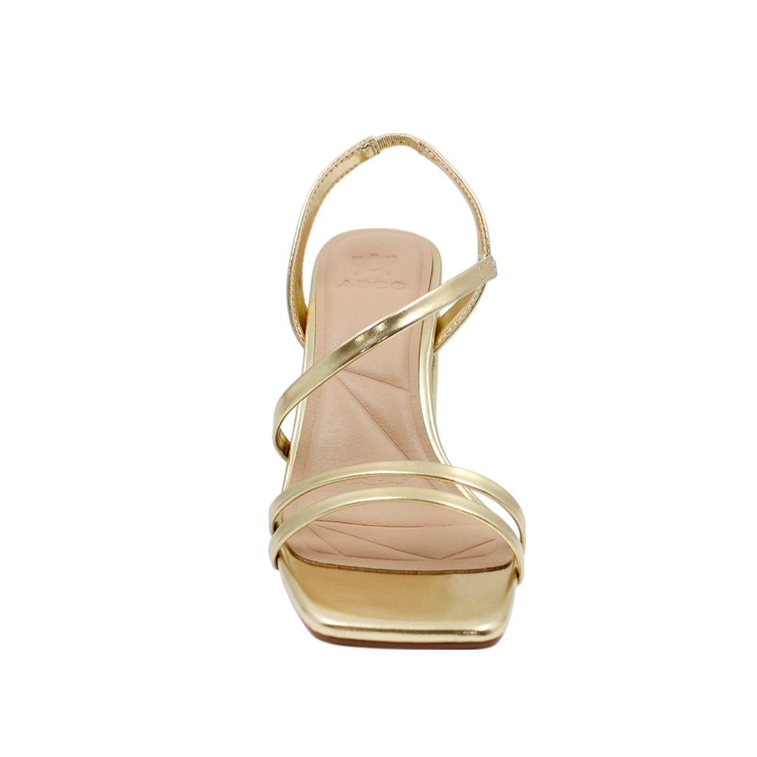 Sandalias de tacón Talisa para mujer color dorado