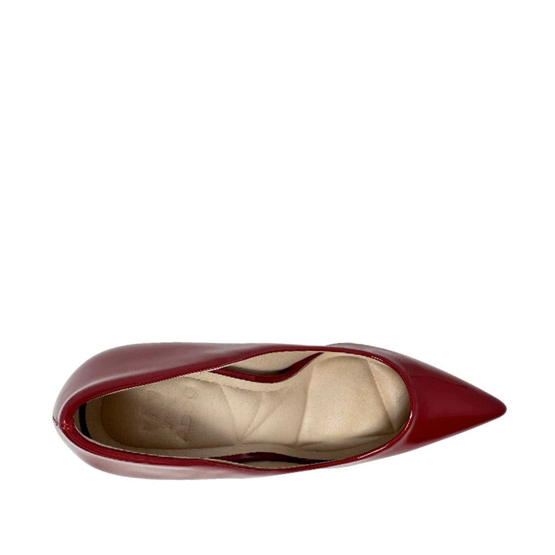 Tacones stilettos Sophia para mujer color rojo