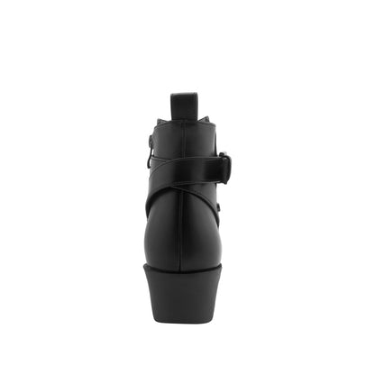 Botines de cuña Xamira para mujer color negro