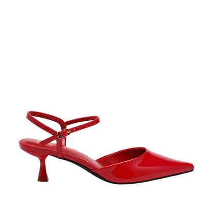 Tacones kitten Vilma para mujer color rojo