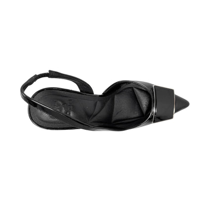 Tacones slingback Atlas para mujer color negro