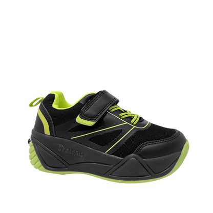 Sneakers con luces Lime para niño color negro