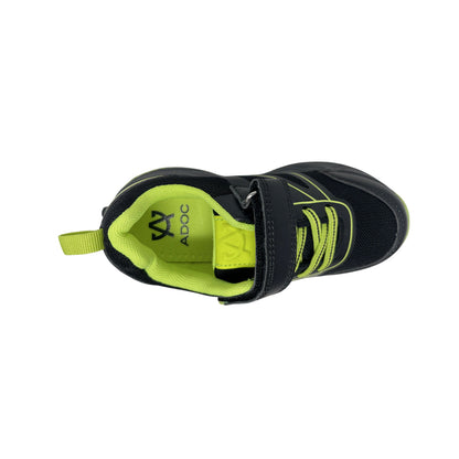 Sneakers con luces Lime para niño color negro