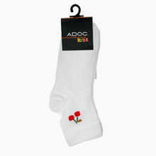 Calcetines Cherry unisex color blanco