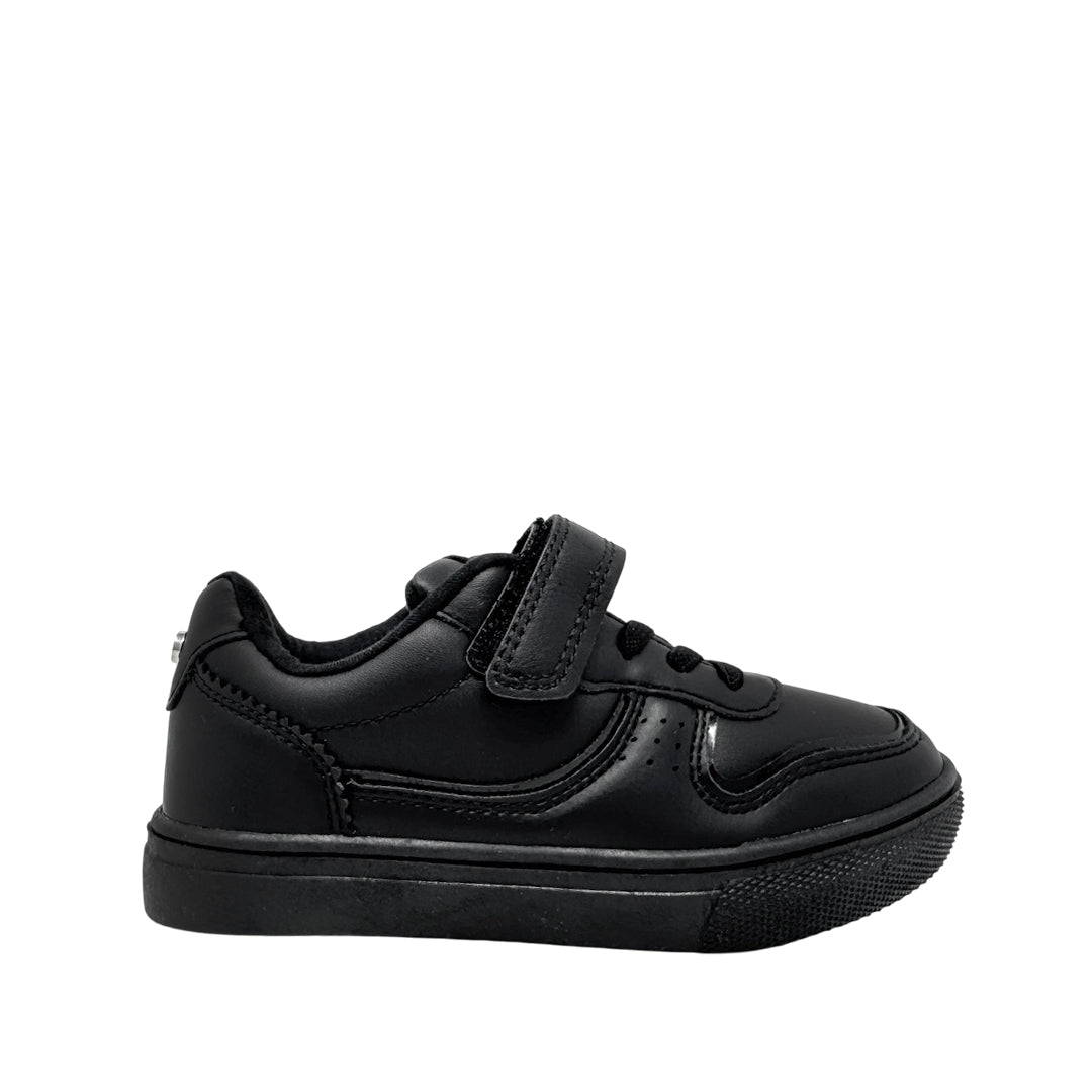 Tennis escolares Asha para infante color negro