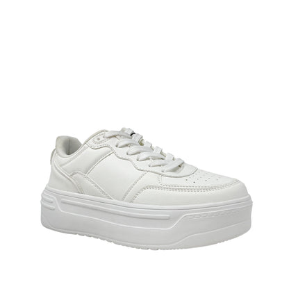 Tennis escolares Alora para niña color blanco