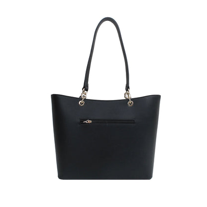 Cartera tote Milda para mujer color negro