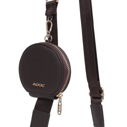 Cartera crossbody Samie para mujer color café