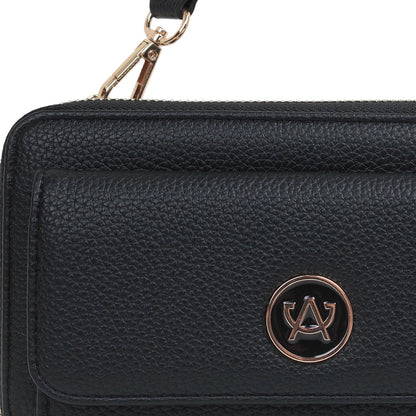 Cartera crossbody Samie para mujer color negro