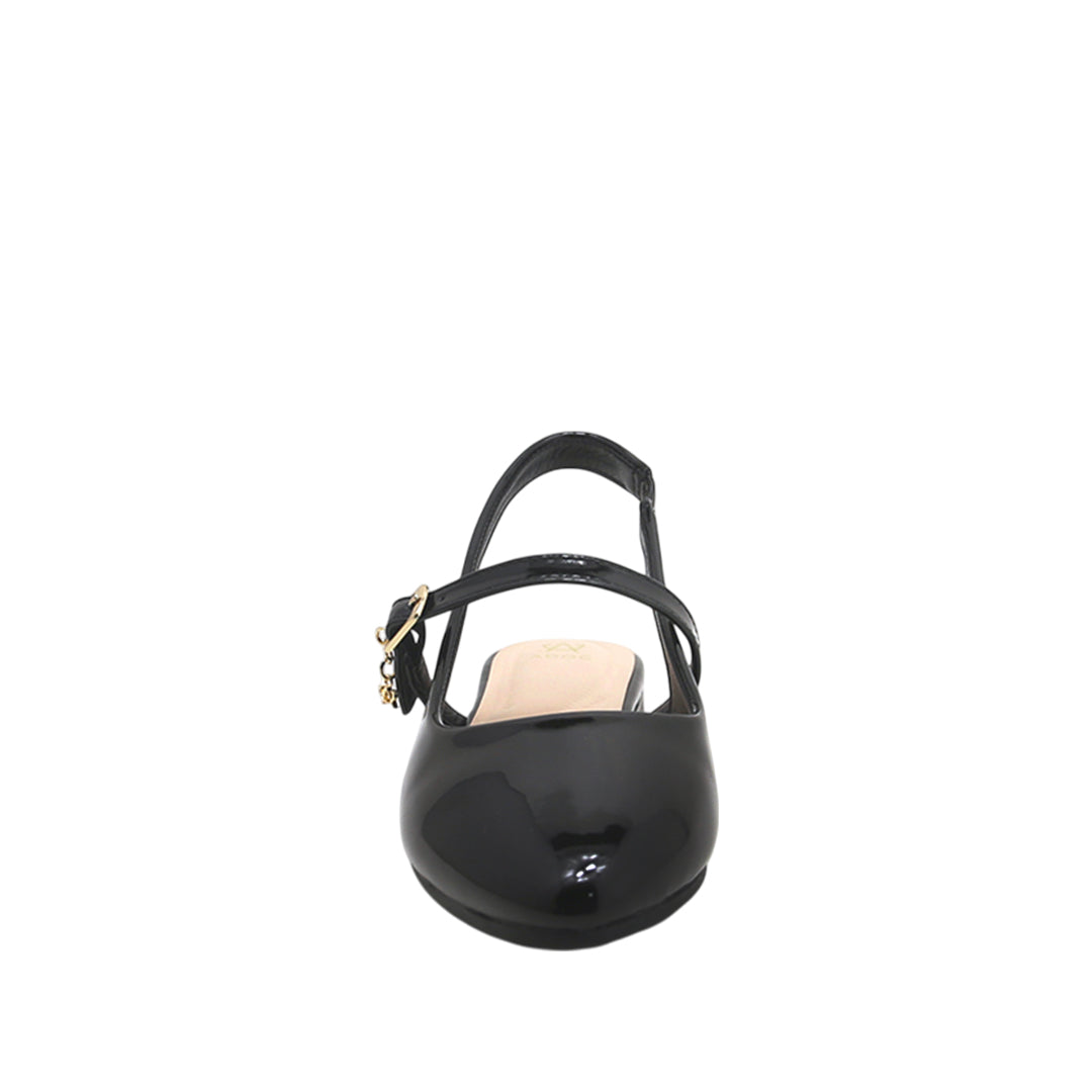 Ballerinas slingback Amy para niña color negro