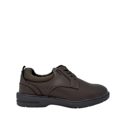 Zapatos escolares Wyatt para niño color café