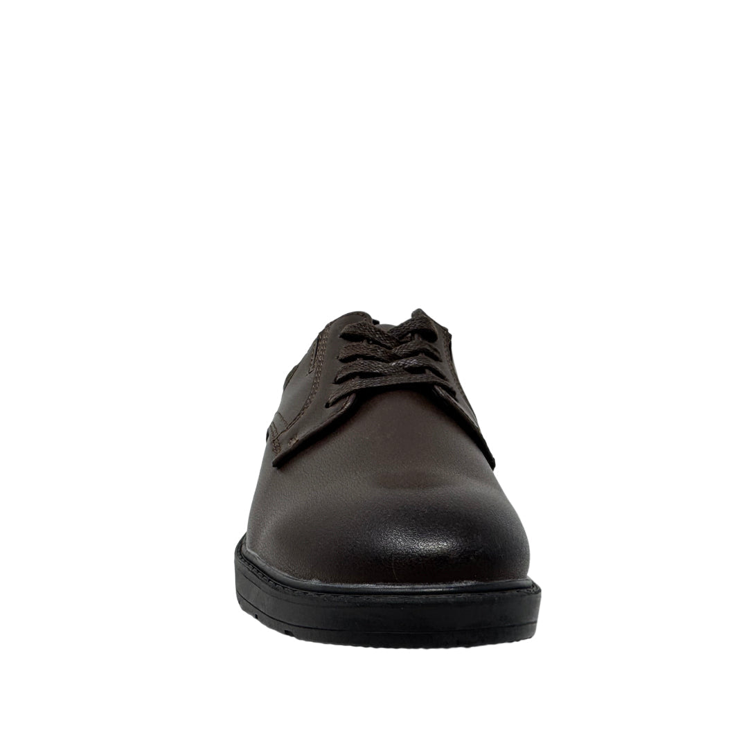 Zapatos escolares Wyatt para niño color café