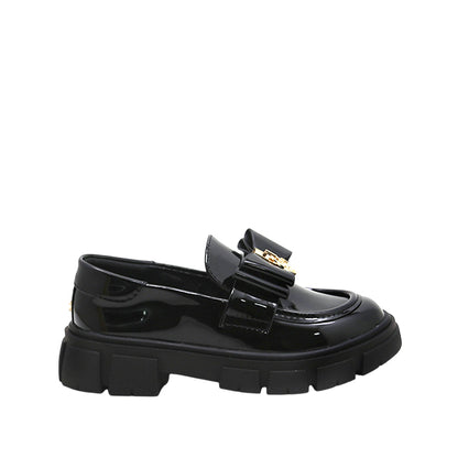 Mocasines Alana para niña color negro