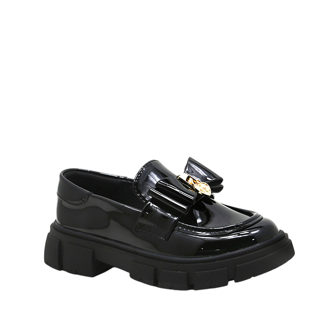 Mocasines Alana para niña color negro