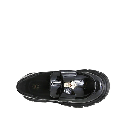 Mocasines Alana para niña color negro
