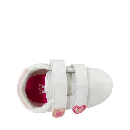 Sneakers Heart para infante color blanco