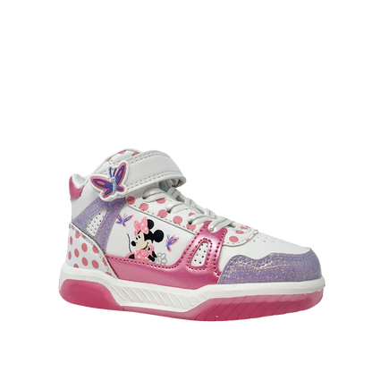 Sneakers Minnie para niña color rosado