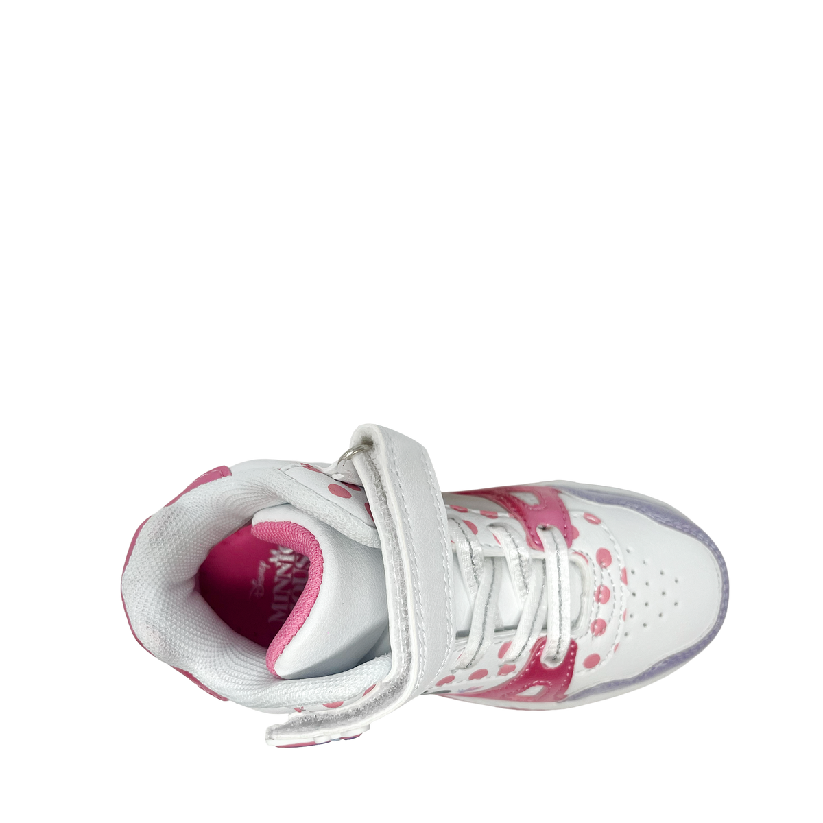 Sneakers Minnie para niña color rosado