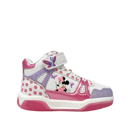 Sneakers Minnie para niña color rosado