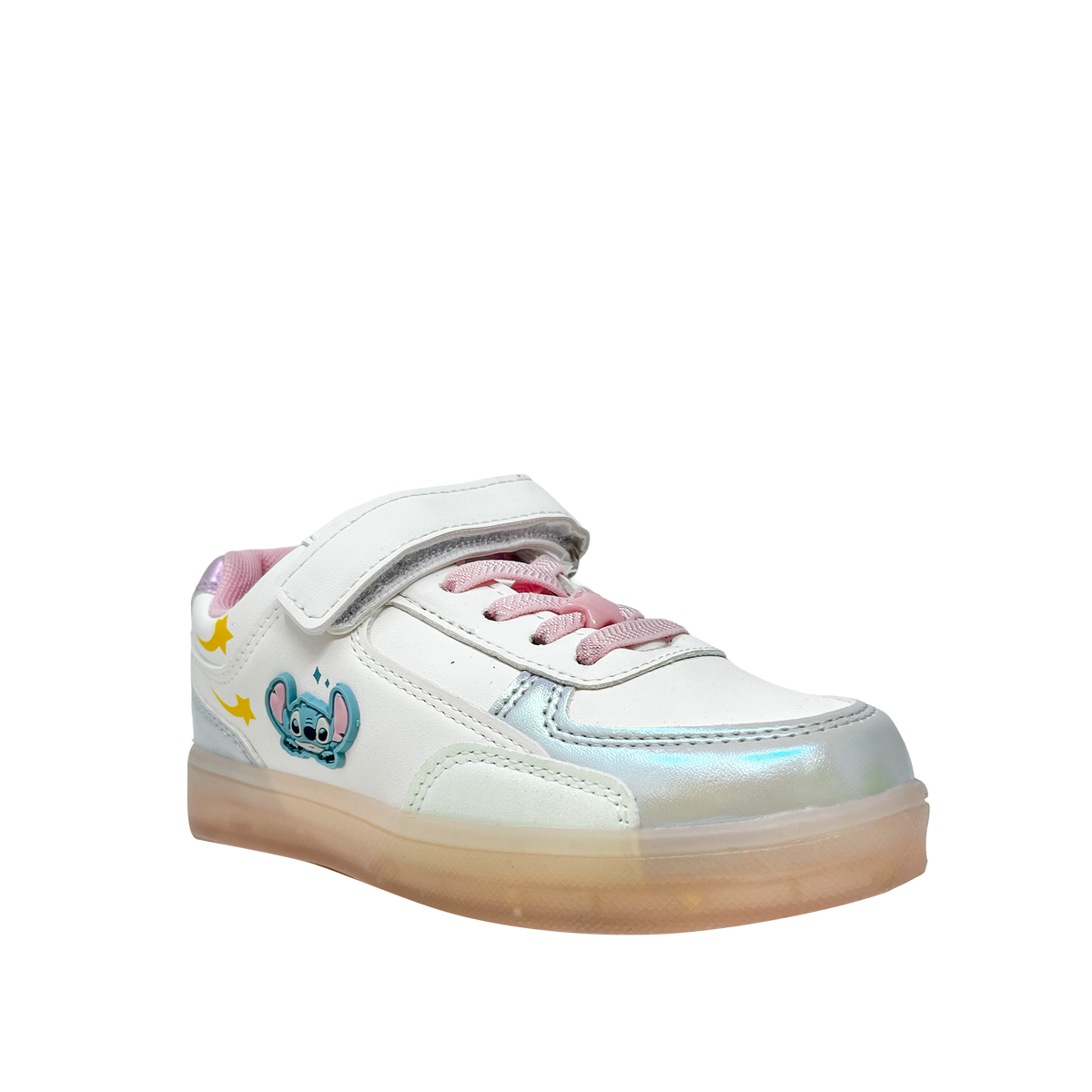 Sneakers Stitch para niña color celeste
