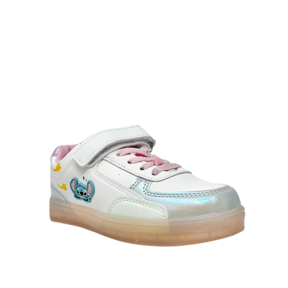 Sneakers Stitch para niña color celeste