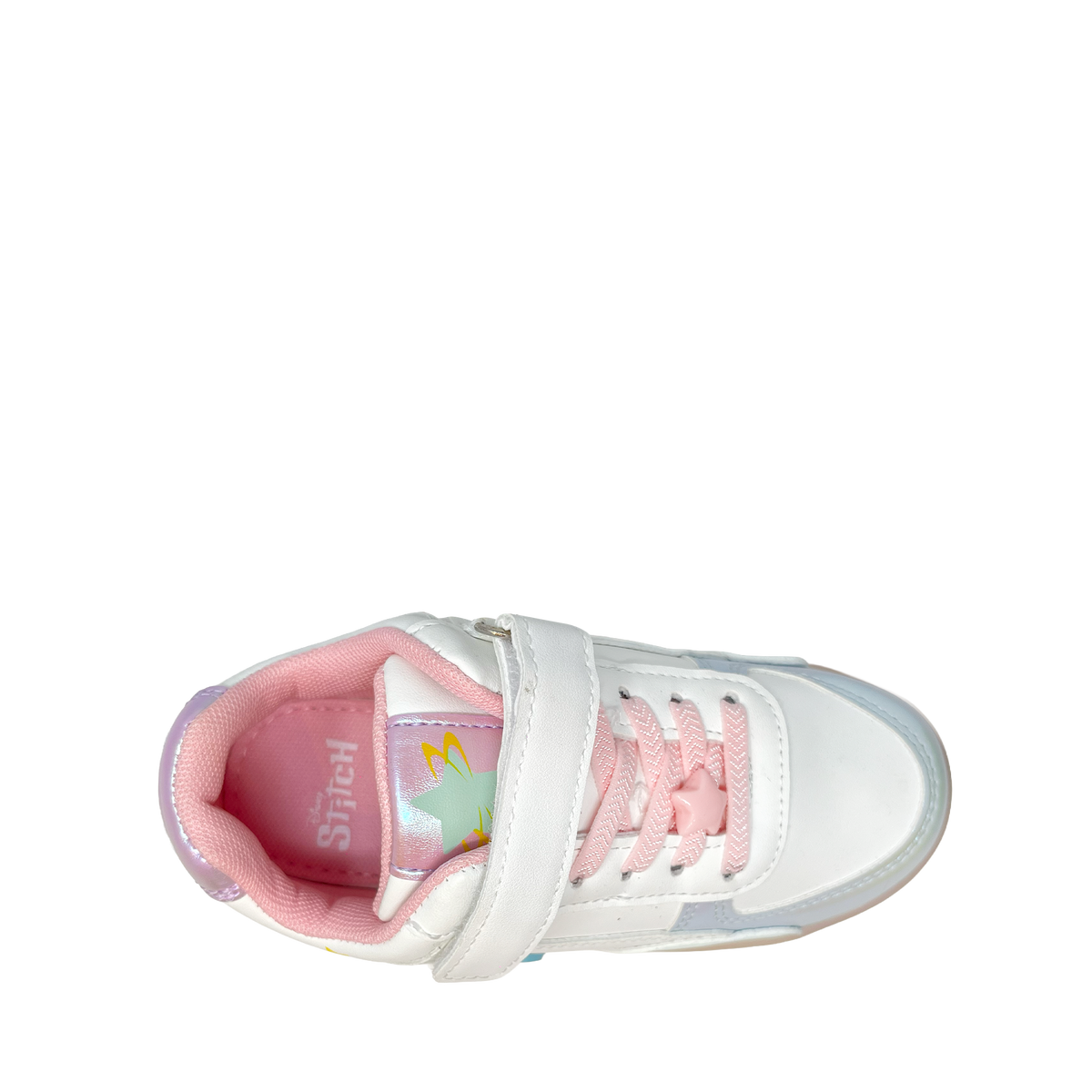 Sneakers Stitch para niña color celeste