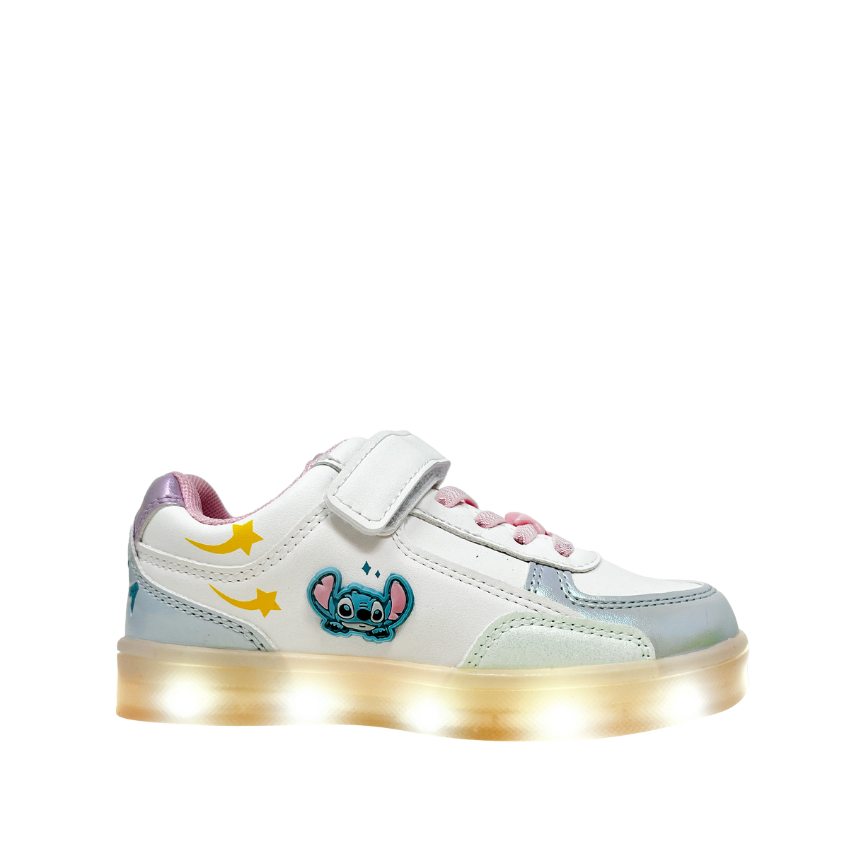 Sneakers Stitch para niña color celeste