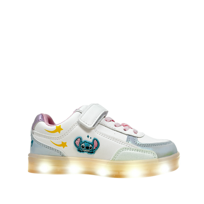 Sneakers Stitch para niña color celeste