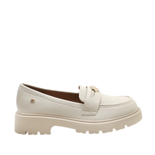 Mocasines Bennett para mujer color hueso