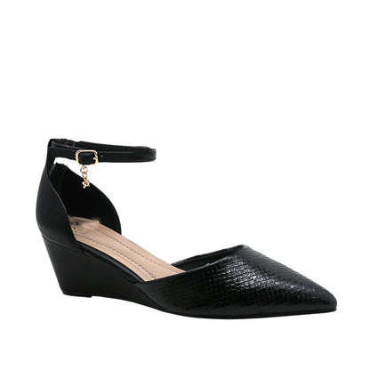 Cuñas Barbara para mujer color negro