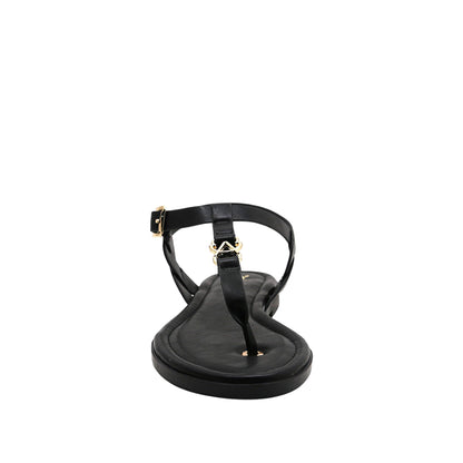 Sandalias flats Alice para mujer color negro