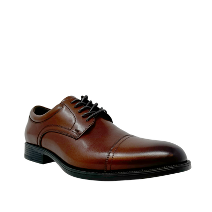 Oxfords cap toe Guz para hombre color tan