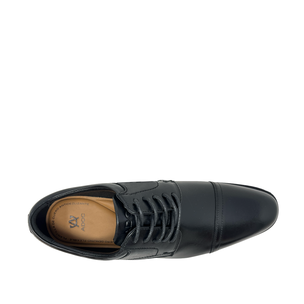 Oxfords cap toe Guz para hombre color negro