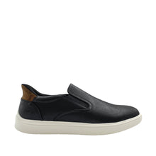 Sneakers casuales slip on Luca para hombre color negro