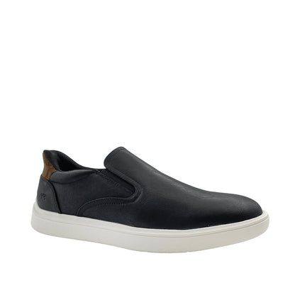 Sneakers casuales slip on Luca para hombre color negro