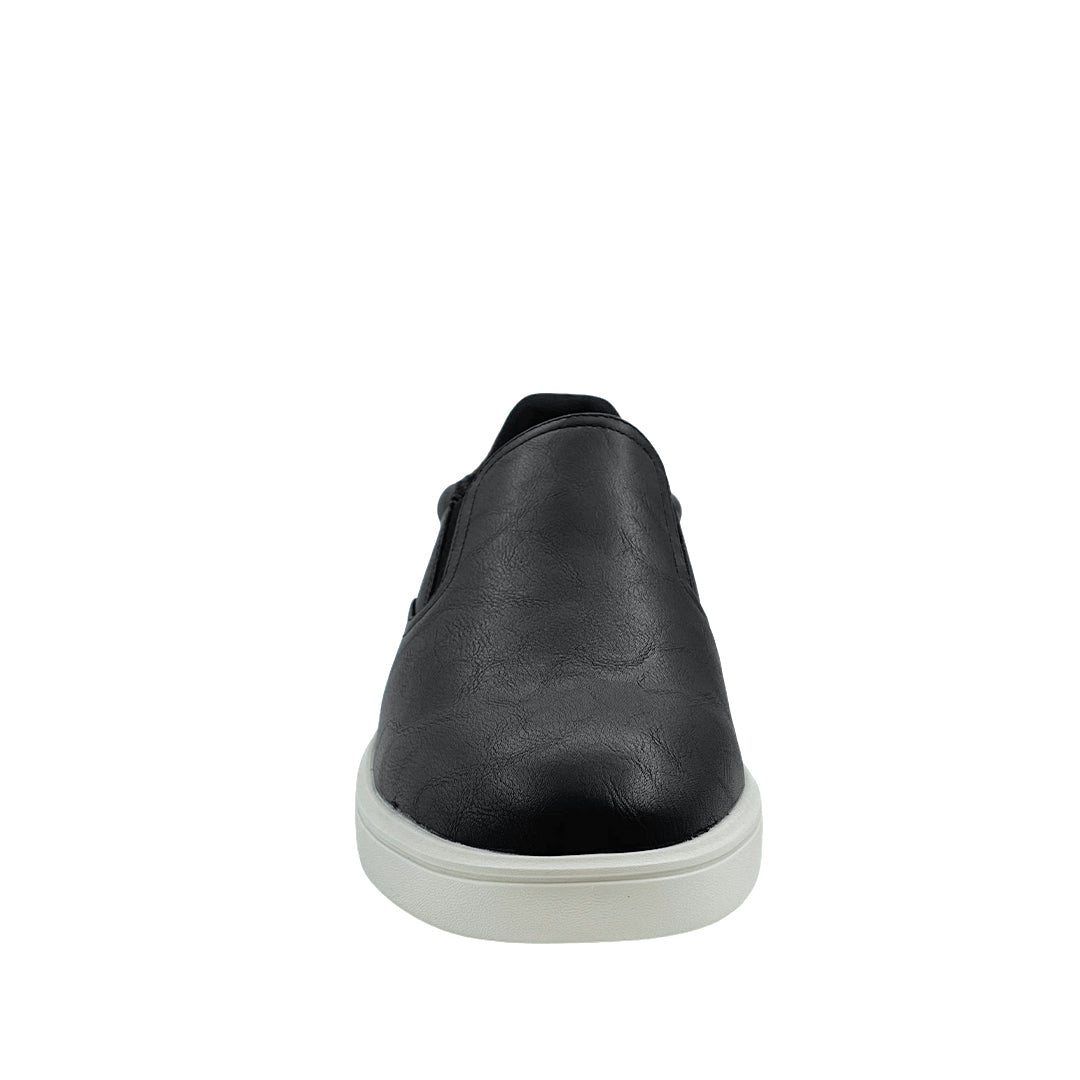 Sneakers casuales slip on Luca para hombre color negro