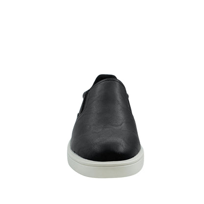 Sneakers casuales slip on Luca para hombre color negro